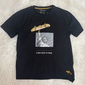 Boys Denim & Flower New York Skateboard T-Shirt size 11/12
